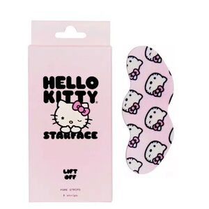Hello Kitty STARFACE Lift Off Pore stripes
1 box contains 8 pore stripes
